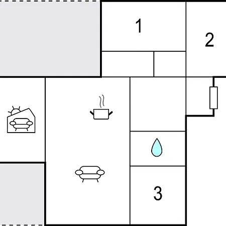 3 Bedroom Cozy In Semesterbostad *
